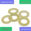 Yellow Bakelite Insulating Gasket Washer (3mm, 4mm, 5mm, 6mm)