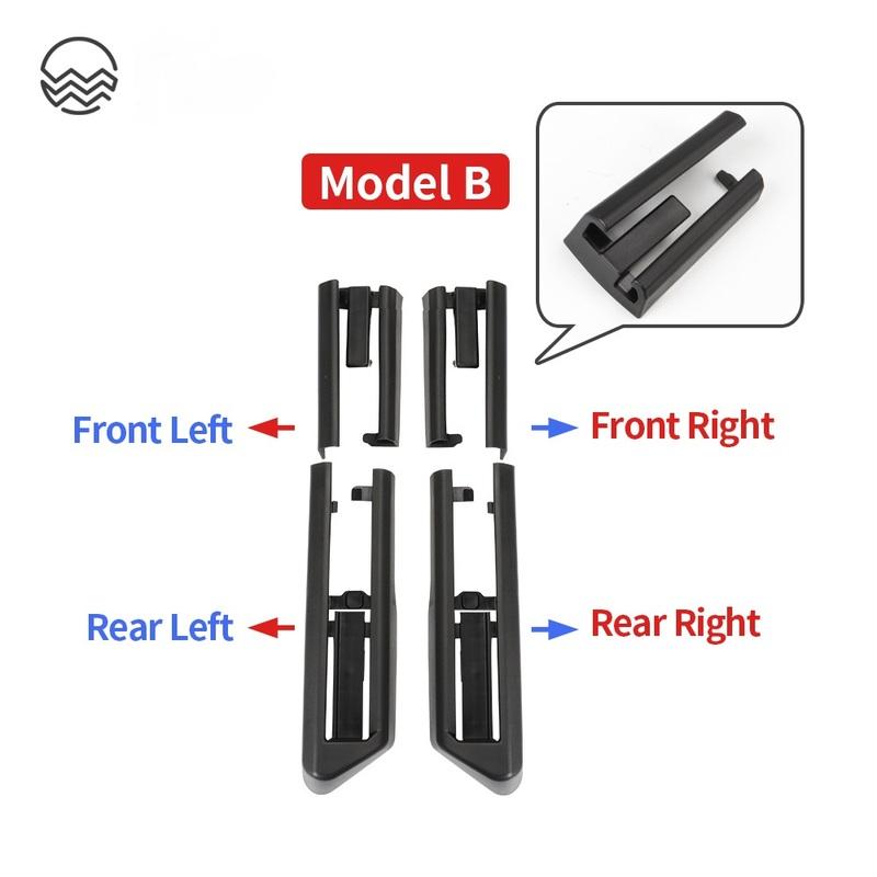For BMW 5 7 Series F02 F07 F10 Car Interior Seat Sliding Track Rail Cover Seat Rail Trim Sliding Track 52109175063