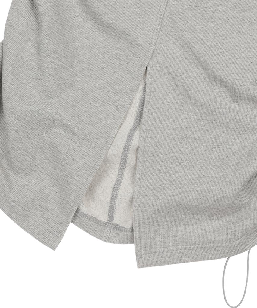 Sunday Fruits Market String Sweat Skirt Gray