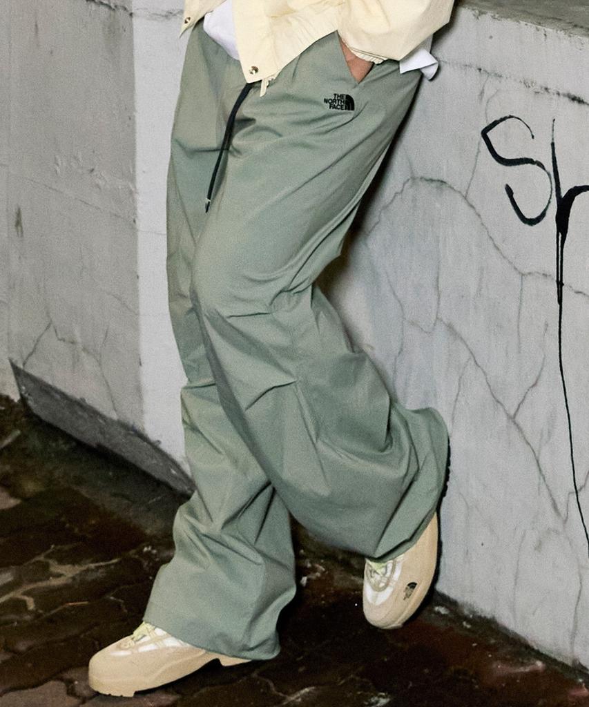 Noseupeiseu Np6Ns01K White Label Parachute Pants Slate