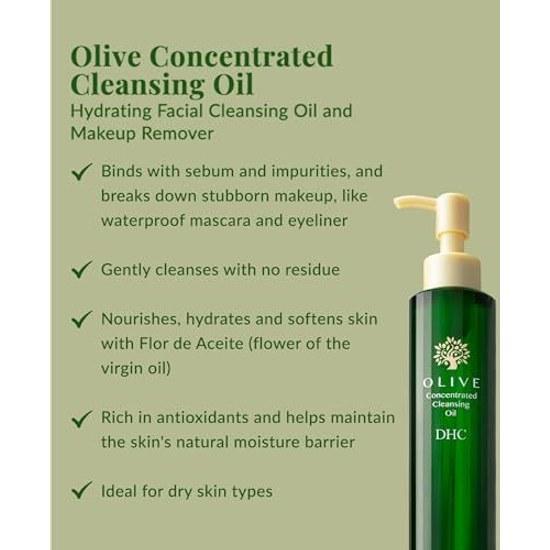 DHC Olive Concentrate Cleansing Oil Does Not Clog Pores Residue-Free Dry Skin Mature