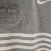 Nike Border Pattern Short Sleeve Polo Shirt L Gray Men's Used