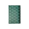 Goyard Grenelle Full-Printed Monogram Flap Pocket Wallet Cowhide Leather Passport Holder  Unisex Green