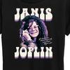 Janis Joplin You Should Never Compromise Yourself Cotton Black T Shirt EN376