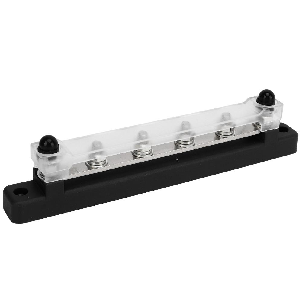 M6 Screw Terminal Block 6 Terminal Bus Bar Marine Power Distribution Distribution Block  Vehicle