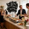 8 Stück 15-Zoll Schleifen-Folienballons, Matt-Schwarzes Band Mylar-Ballons, Ästhetische Schleifenform-Dekorationen für Hochzeit, Jahrestag