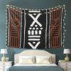African Bogolan Tapestry Wall Hanging Aesthetic Home Decoration Tapestries for Dorm Room