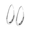 Comfortable Tear Drop Hoop Earrings Stylish Teardrop Hoop Earrings Distinctive Ear Ornament for Fashion Individuals