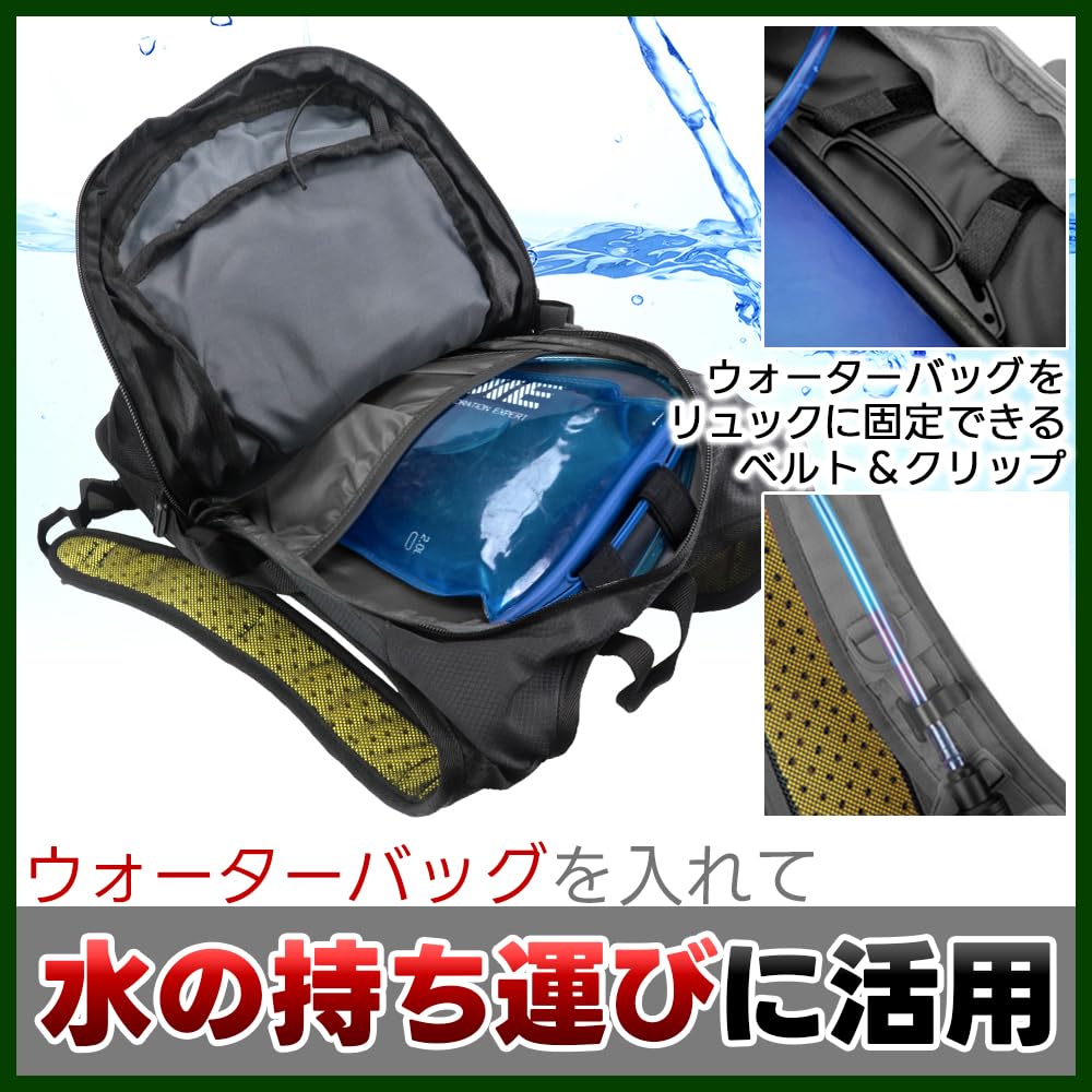 Hiking Backpack, Multifunctional, Waterproof, Abrasion Resistant, Travel, Emergency Bag, Reduces Strain, Reflective Material (Gray)