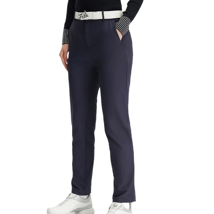 FILA Golf Series Fashion Versatile Soft Trendy Casual Pants Women pants Blue A11W445801B-NV
