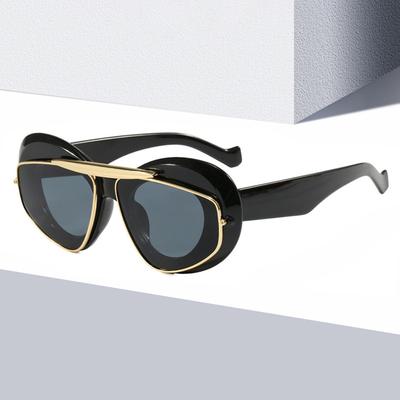 Fashion Big Cateye Sunglasses Women Men Personalized Oversized Ladies Sun Glasses Summer Driving Shades