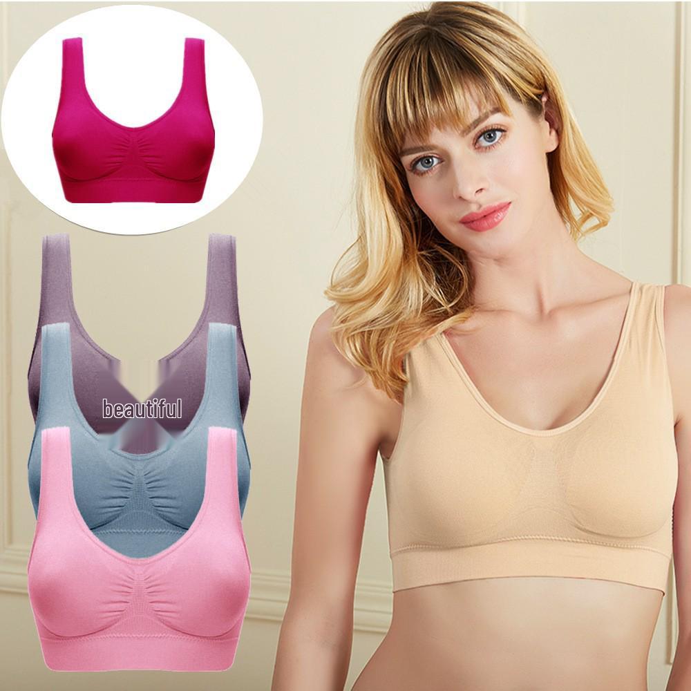 Cross-Border Genie Seamless Women's Sports Bra – Comfortable Yoga and Fitness Underwear, No Underwire