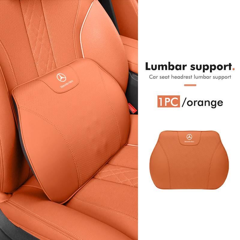 Car Head Pillow Memory Foam Headrest Waist Cushion Protector For Benz W202 W212 W126 W140 W168 W177 CLS GLE GLC GLS CLA NOQRS1