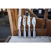 BOSKA Monaco+ Cheese Knife, Stainless Steel, 16x2.7x0.7cm, Set of 4 Mini Cheese Knives, 307096