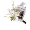 Bouquet da Sposa Bianco di Alta Gamma per Foto Matrimoniali in Stile Coreano
