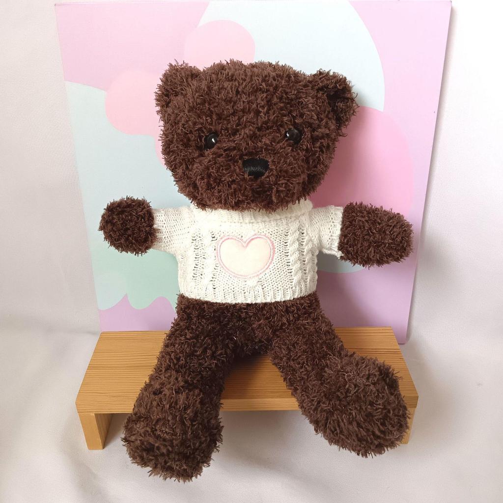 Umarmender Panda Teddybär mit Kleidung - Niedliche Plüschtierpuppe für Kinder