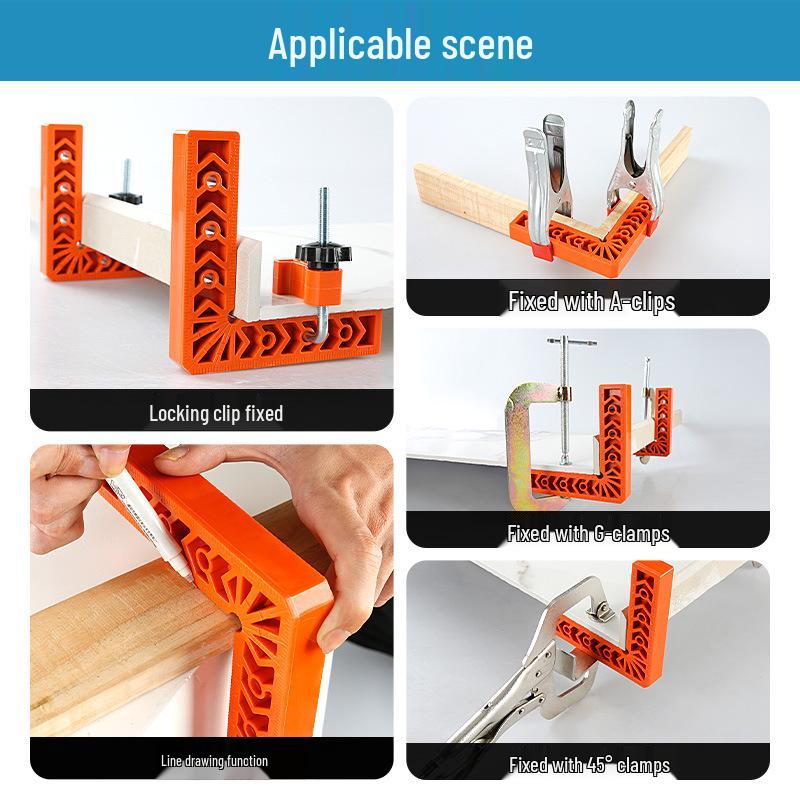 L-Shaped 90° Right Angle Locator for Stone & Woodworking