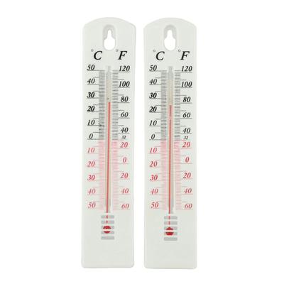 2szt. Termometr ścienny do wewnątrz i na zewnątrz, termometr wiszący, miernik temperatury powietrza w ogrodzie, szklarni, domu i biurze