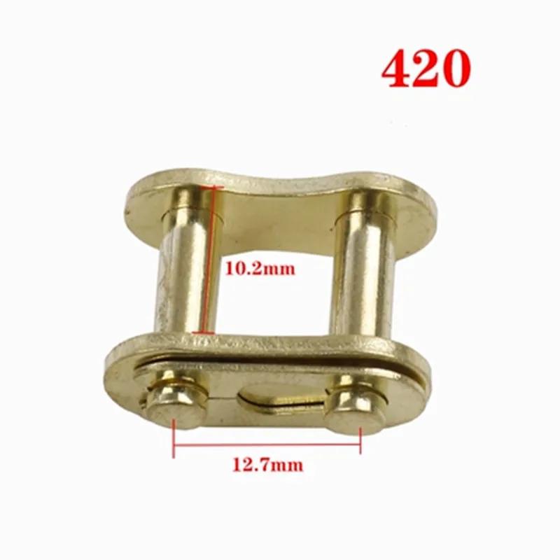1pcs Motorcycle Chain Buckle Ring Link 25H T8F 420 428 520 530Chain Connector Master Joint Link Motorcycle Accessories
