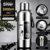 Large Capacity Cold Thermal Thermos Tumbler Stainless Steel Insulated Tea Coffee Water Bottle Insulation Flask Pot Travel Mug