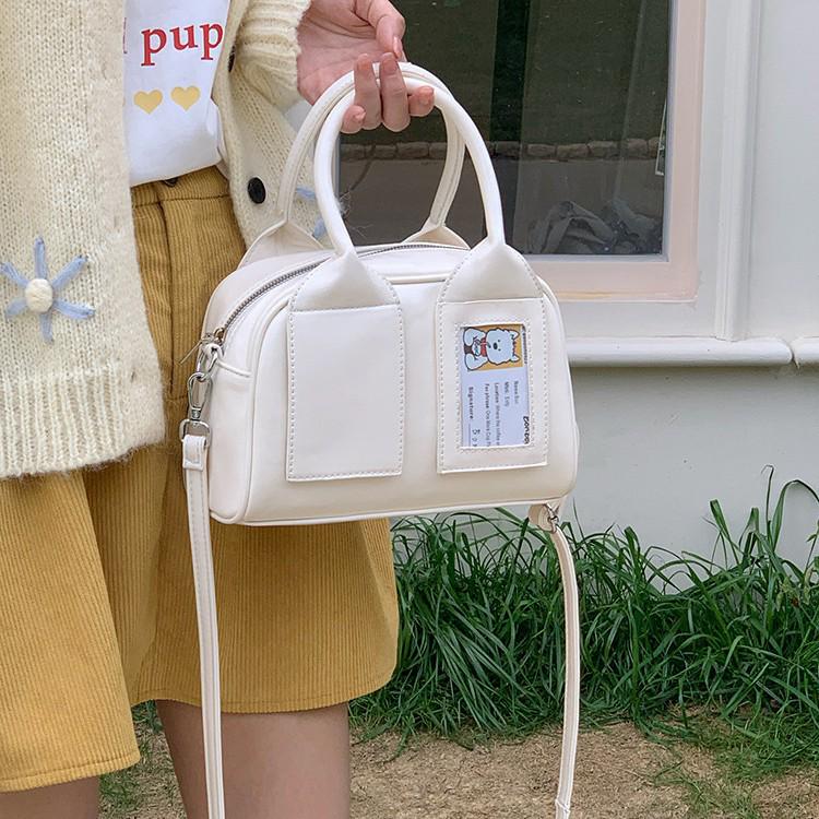 Korean Sweet Handheld Bowling Bag for Women 2025 - Fashionable Pillow-Style Versatile Crossbody Ita Bag