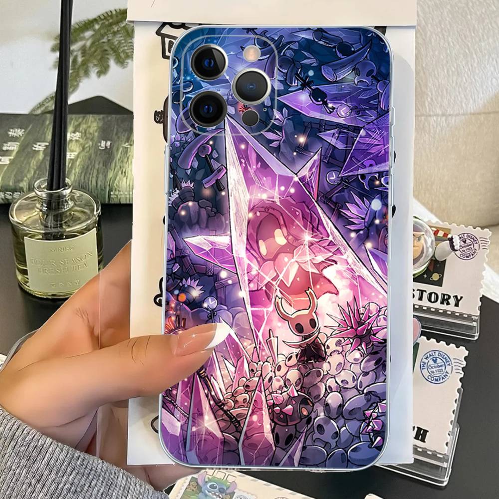 

Hollow Knights Cartoon Phone Case For IPhone 17 16 15 14 13 12 11 Pro Max Plus Soft Cover Personalized DIY iPhone 16