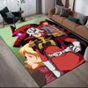 Mobile Suit Gundam Mecha Collection Square Area Rug, Non-Slip Floor Mat for Living Room, Perfect Gift for Fans.chl