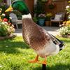 Realistic Acrylic Animal Yard Stake, 2D Flat Chicken Goose Bird Bunny Garden Sign for Pathway, Patio, Lawn Outdoor