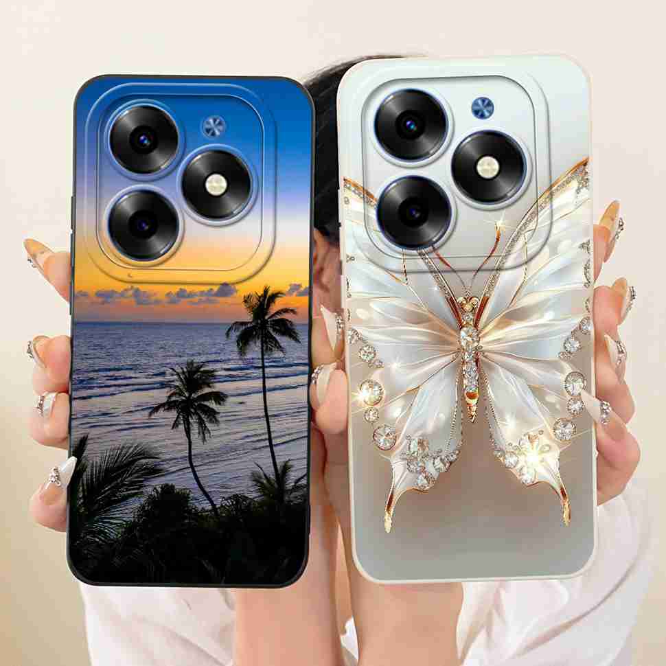 For Itel S23 Plus 4G Case Simple Style Sunset Soft Silicone Back Cover For ITEL S23 Plus 4G Phone Cases Fundas