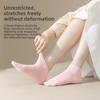 Female Spring and Summer Thin Cotton Sports Do Not Drop with Boat Socks