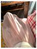Pink Half Body Skirt Women's Summer New Iridescent Chiffon Draped Mermaid Satin Long Dress Purple Summer Dress
