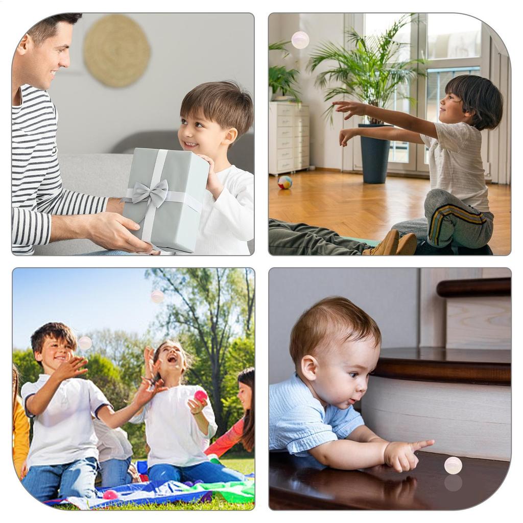 4/6/12pcs Sticky Ceiling Balls Calming Sensory Glow in Dark Ceiling Balls Reusable Party Favors Teens Cool Stuff toy for Family