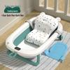 Foldable Baby Bathtub - Large, Sit or Lie for Kids, Newborn Bath Essentials for Home Use
