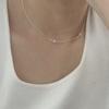 925 Sterling Silver Irregular Cross Neck Choker Chain Necklaces Women Luxury Jewelry Exquisite Aesthetic Charms Accessories