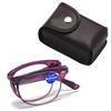 Anti-Blue Light Folding Reading Glasses With Box Men Women Farsighted Glasses Presbyopia Eyeglasses Diopter +1.0 To +4.0