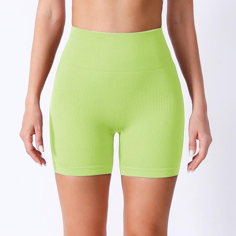 Seamless High-Waisted Butt-Lifting Yoga Shorts for Women