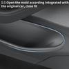For Tesla Model Y Juniper / Launch 2025 Door Side Storage Box Full-Cover Front Rear Door Interior Storage Tray Car Accessories