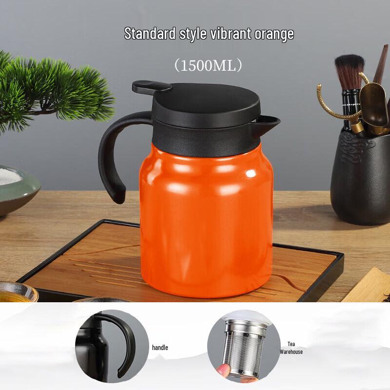 Qiwei 304 Stainless Steel Insulated Tea Infuser Pot