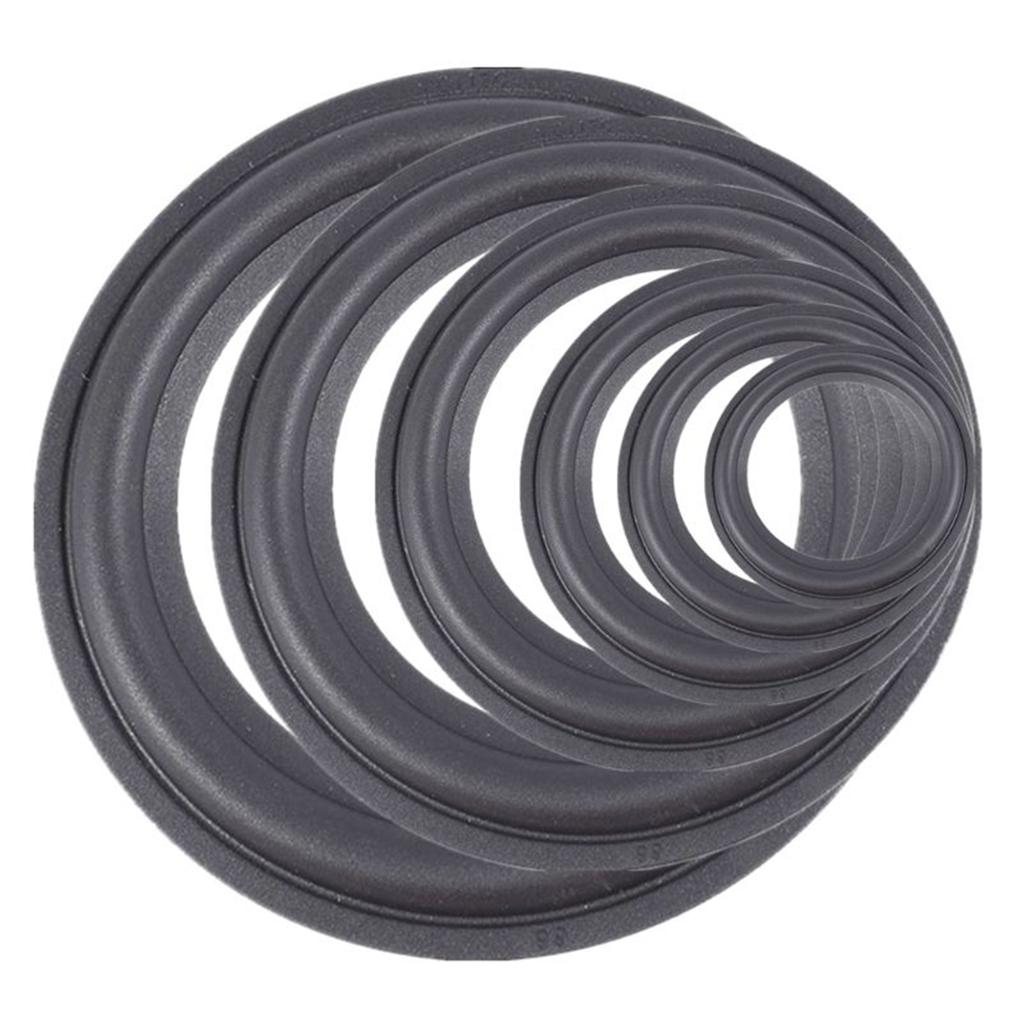 Rubber Edge Rings Replacement Parts Speaker Surround Rubber Folding Ring DIY Repair Parts 15 /18inches