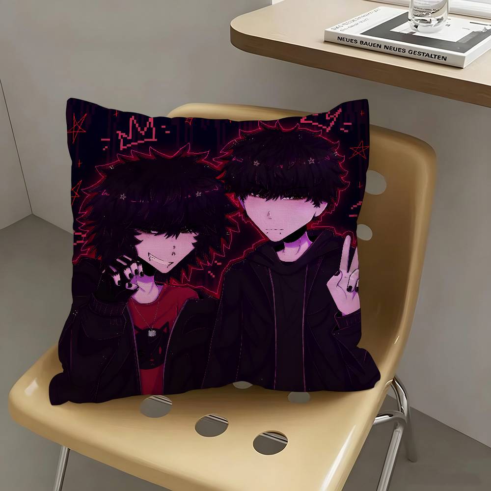 1pc F-ashion K-Kets4eki Pillow Case Fashion Square Pillowcase Bedroom Sofa Room Ins Decoration Leisure