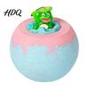 Essential Oils Fizzies Balls 1/7Pcs 100G Kids Bath Bombs with Toy Inside Plants Extract Relaxing Balls Dry Skin Moisturizing Shower Salt Ball