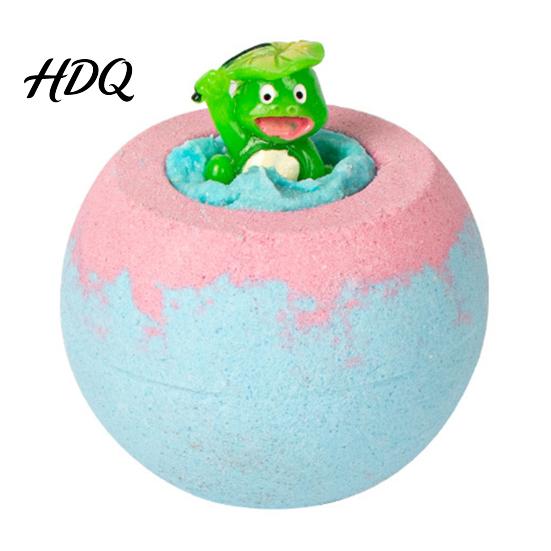 Essential Oils Fizzies Balls 1/7Pcs 100G Kids Bath Bombs with Toy Inside Plants Extract Relaxing Balls Dry Skin Moisturizing Shower Salt Ball