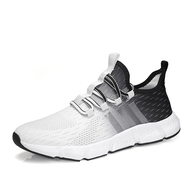 Popcorn Men's Shoes Summer Breathable Trendy Shoes Coconut Thin Running Light Casual Mesh Shoes Men's Casual Versatile