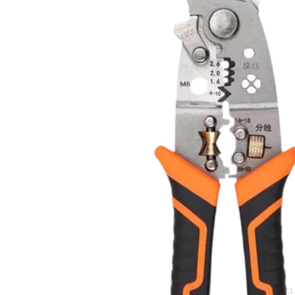 Wire Stripper Plier,Steel Cutter Appliance Electricians Tool Crimping Crimper for