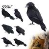 Articoli per la Decorazione della Casa da Brivido Corvo Nero Realistico Decorazione di Halloween, Statuetta di Corvo Piumata Realistica Accessori per Eventi a Tema per Casa Infestata,