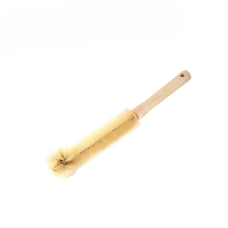 

Щетка с деревянной ручкой для чистки детских бутылочек, термосов, бутылочек с водой, удлиненная подвесная щетка с длинной ручкой Fine brush #C10E9#