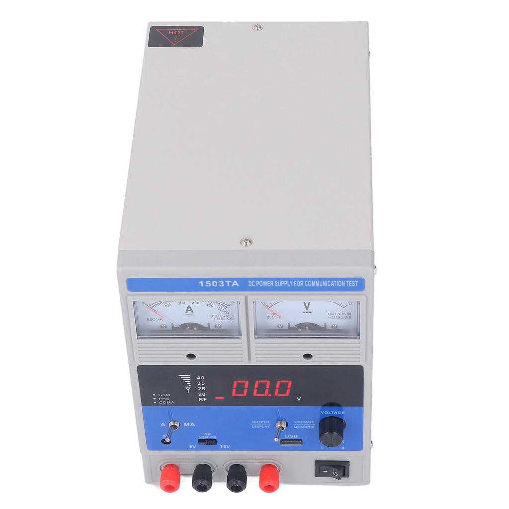 DC-geregelte Stromversorgung, einstellbar, stabilisiert für Kommunikationstests, AC220+10 Prozent V