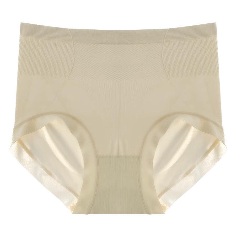 5PCS High Waist Seamless Breathable Women's Underwear Abdomen Control Comfortable Skin Friendly Hip Lifting Triangle Panties