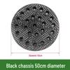 Round Resin Plant Pot Drainage Mat with Root Control
