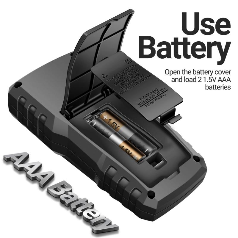 Multimeter Tester 1999Counts Digital Multimeter with Voltmeter and Ohm Meter Resistance; Tests Live, Continuitys